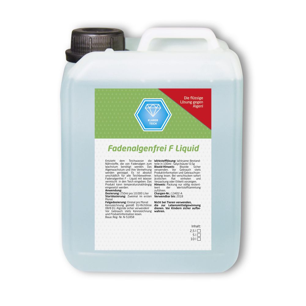 Fadenalgenfrei-F Liquid 2,5 liter